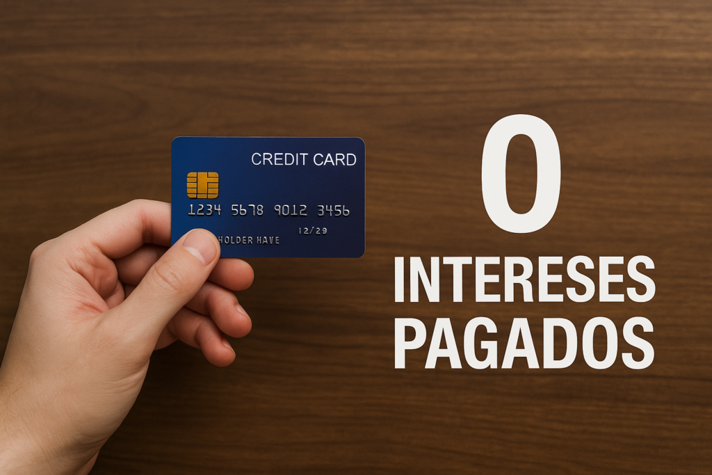 Tarjeta de crédito sin comisiones