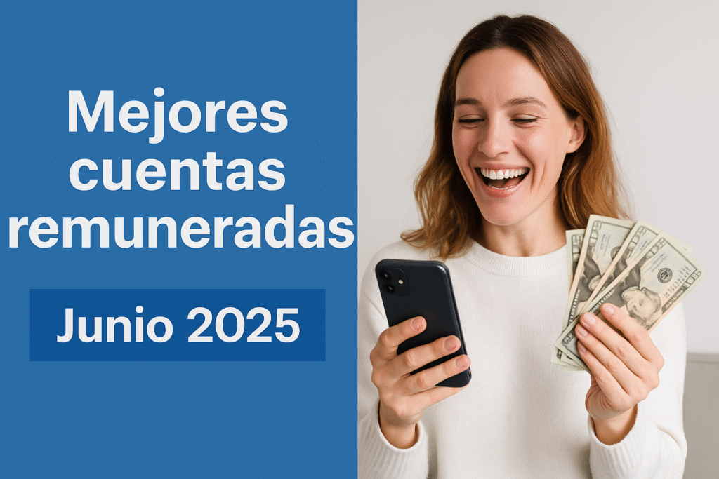 Cuentas remuneradas en España - Junio 2025