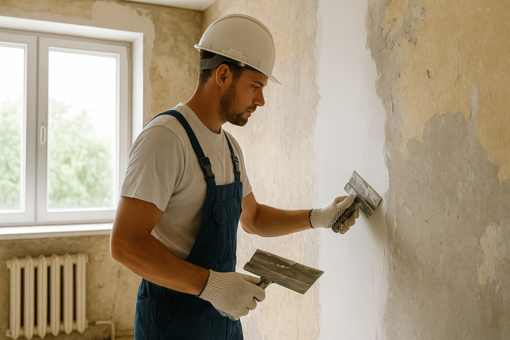 Inversor haciendo una reforma para vender su vivienda más cara