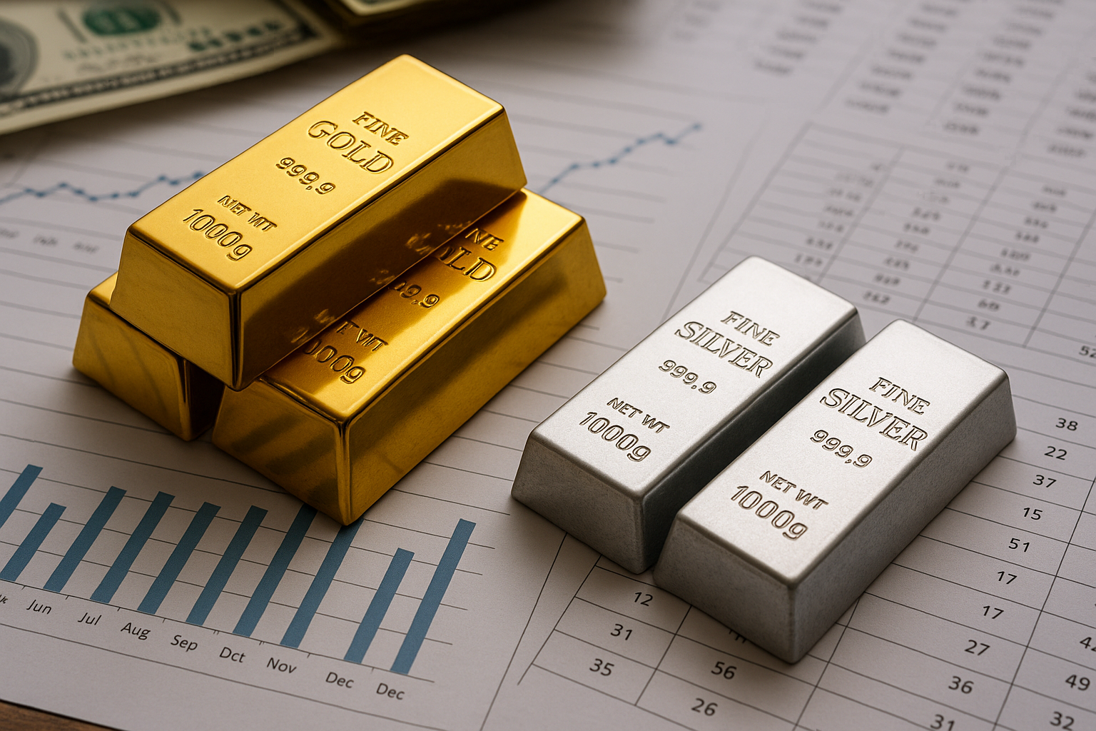 ¿Por qué el oro y la plata están subiendo tanto hoy en día?