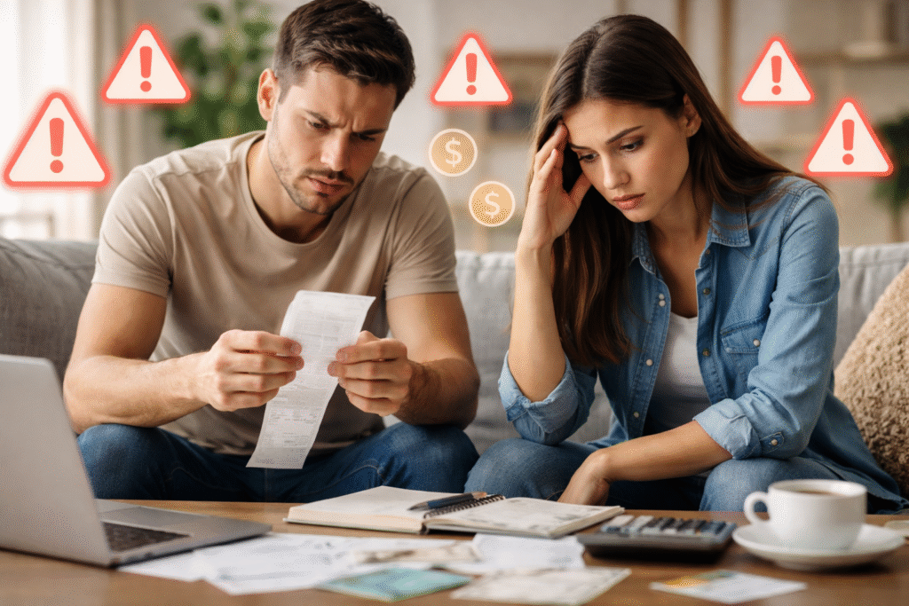 Red flags financieras al buscar pareja