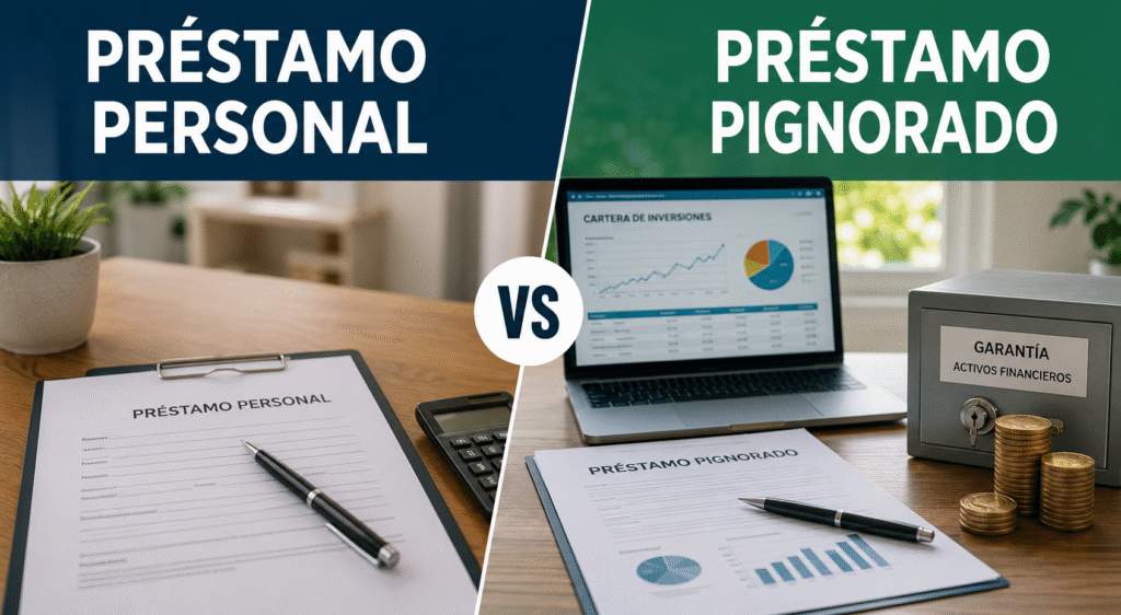 Diferencia entre un préstamo personal y un préstamo pignorado