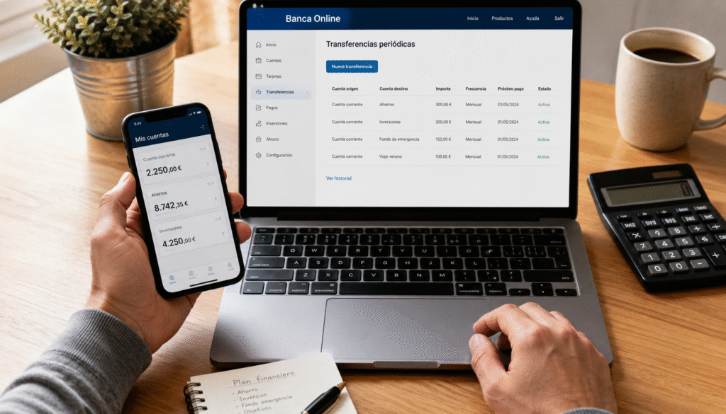 Cómo automatizar tus finanzas desde el banco paso a paso