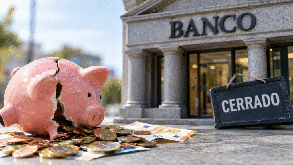 Qué pasa con tu dinero si tu banco quiebra