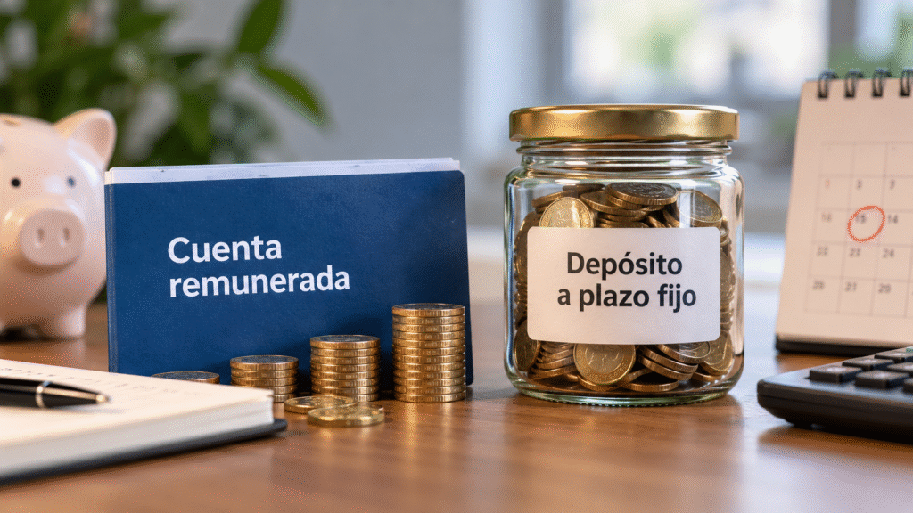 Cuenta remunerada Vs Depósito a plazo fijo