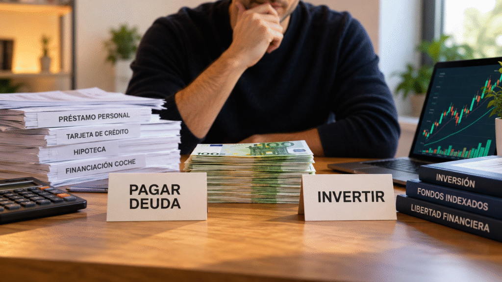 Es mejor pagar una deuda o empezar a invertir
